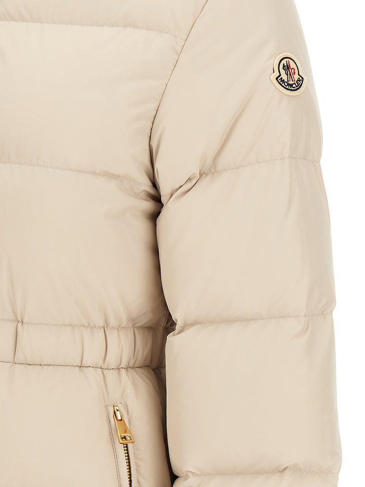 Moncler Brossette Puffer Jackets - Beige | 9f651a0b348478a0e9ac66728b99a78112716a91