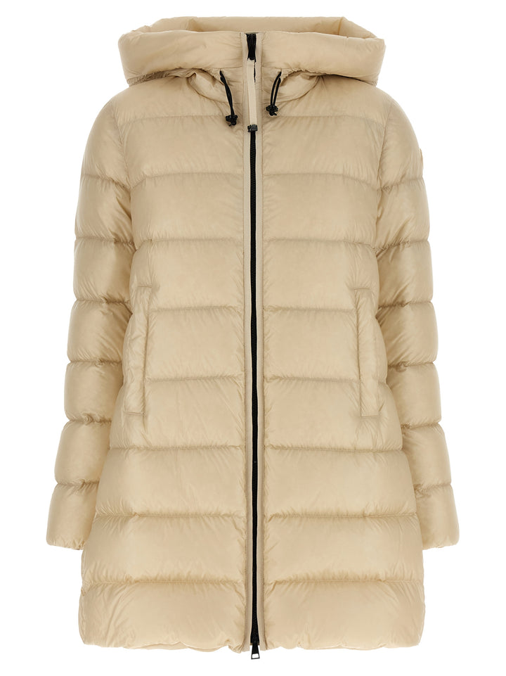 Moncler Suyenne Puffer Jackets - Beige | 05877c82acb800196e24041156353963a5aed041