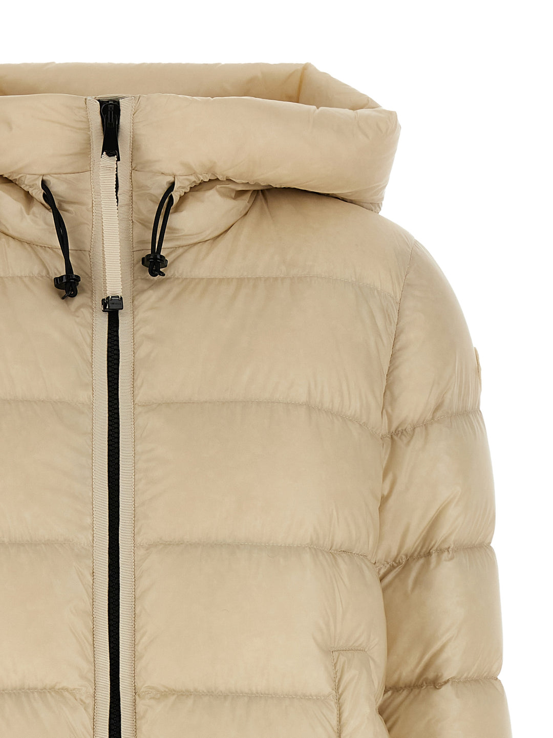 Moncler Suyenne Puffer Jackets - Beige | 7e41e56b7de97edda71c60dca1f6f4f86ed51a98
