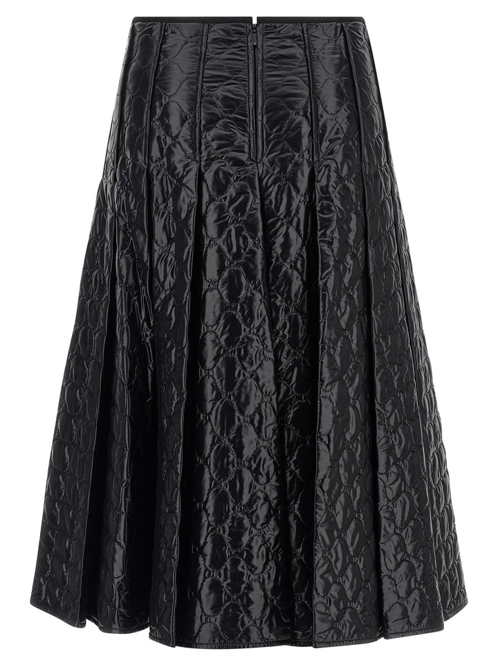 Moncler Laqué Nylon Skirt Skirts - Black | 68c98ca39a92e193f3109f8b742b29c21f58a129