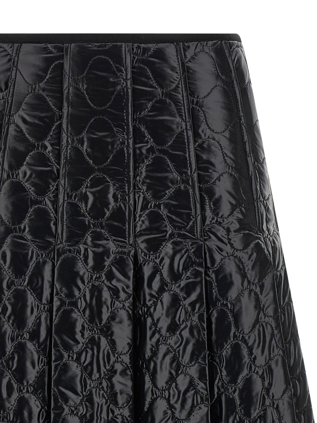 Moncler Laqué Nylon Skirt Skirts - Black | 7481e984365cd2bdbd346a952fa7aede3483983b
