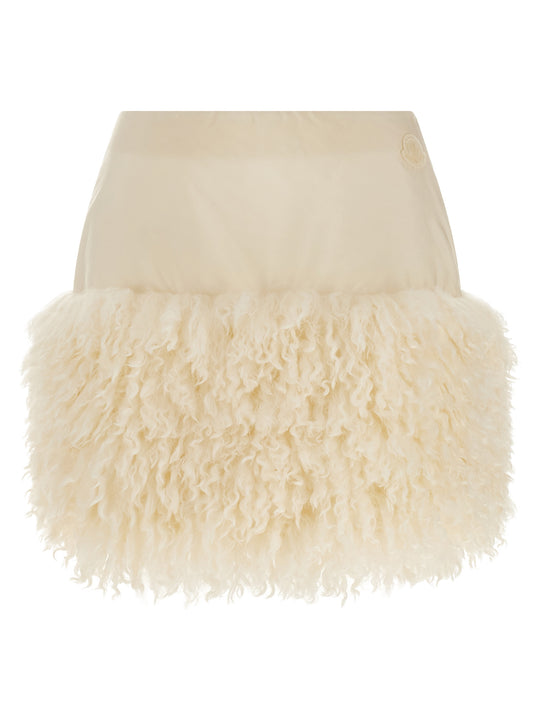 Teddy Insert Skirt Skirts White