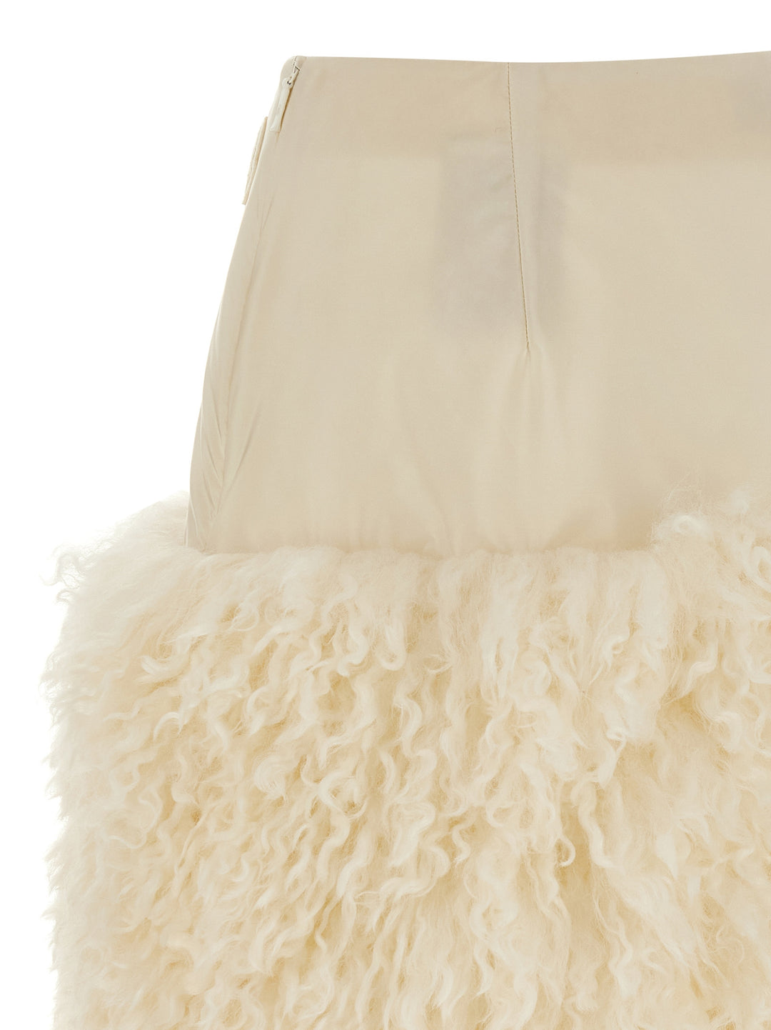 Moncler Teddy Insert Skirt Skirts - White | 9c7527177d783396e43d1bbc0d1fc20d4ebee459