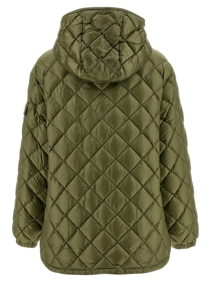 Moncler Diamond Quilting Down Jacket Puffer Jackets - Green | 8c9bfb49568dd77fadc442a70bc4bc7b5ebb7d3d