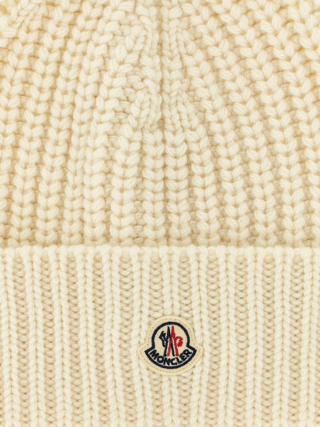 Moncler Wool And Cashmere Beanie Hats - White | 693fe722553f60180fd82e2298a14af9cf125e3c