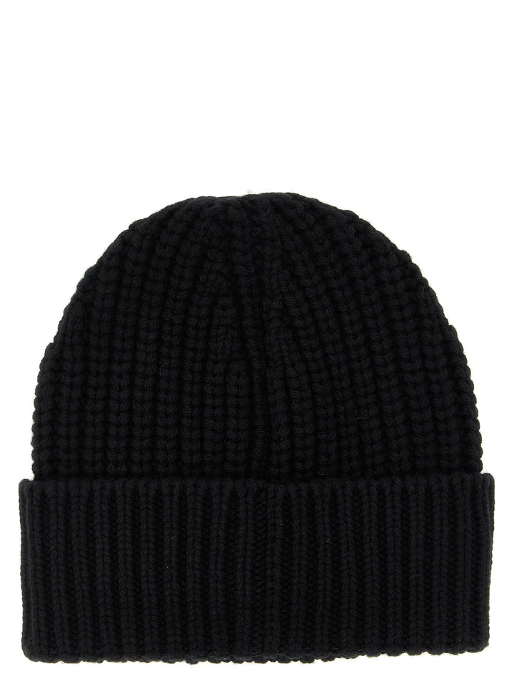 Moncler Wool And Cashmere Beanie Hats - Black | 443bea010d1bf5c2bd9db01a14b8e26af0fb0108