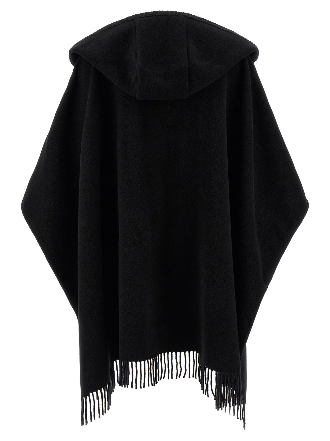 Moncler Wool Cape Capes - Black | f35d667b00d9543a5436ffedbd4c9359125735a5
