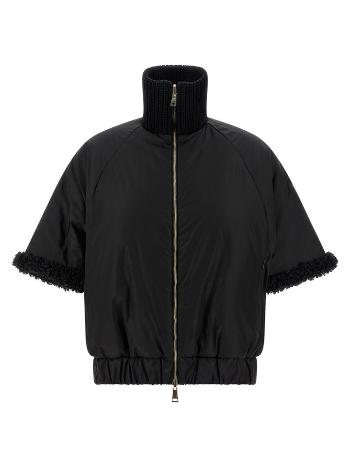 Moncler Reversible Cape Capes - Black | 6f805169197038c75cb452812a620cc75bd1d40d