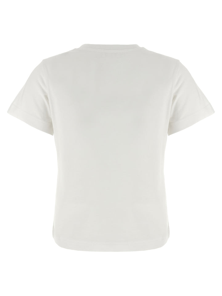 Moncler Embroidery T-shirt - White | e9e28ad4113613d792dfb424d7cfb3eb8dfc0ffa