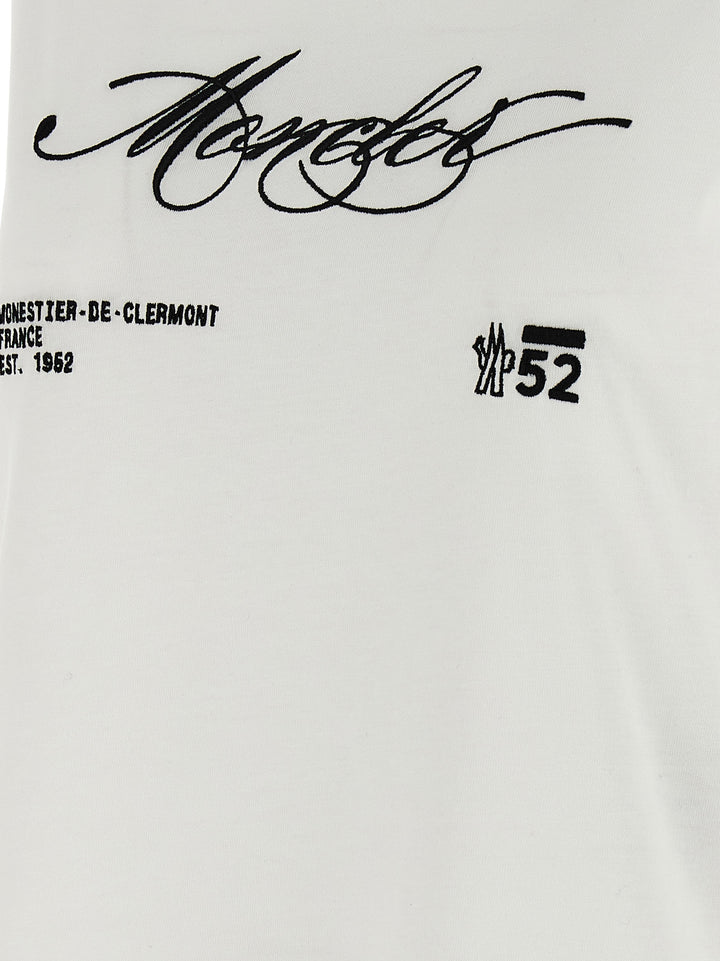 Moncler Embroidery T-shirt - White | bdfeee2701e8858199cbc7441f47289986927b21