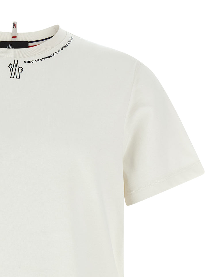 Moncler Grenoble Printed T-shirt - White | 84da0e674a0225b9f30558fc27e31af3b443fc5f