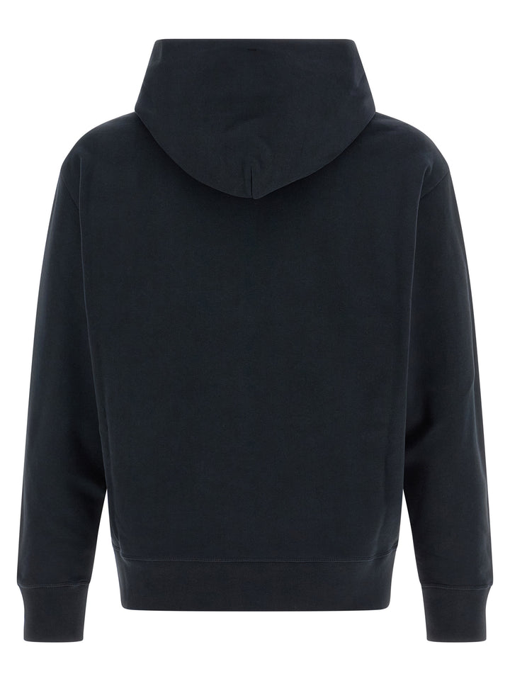 Moncler Grenoble Logo Hoodie Sweatshirt - Blue | 8581db9244b5bc95db0572812a493f5d3613ae9a