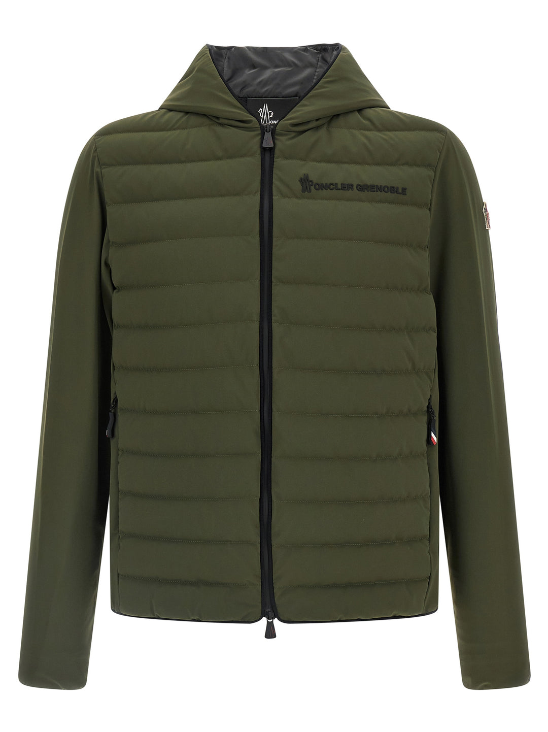 Moncler Grenoble Silicone Logo Jacket Puffer Jackets - Green | 4a26972278dde1fe6b63c56e9696fdbbe59e33b1
