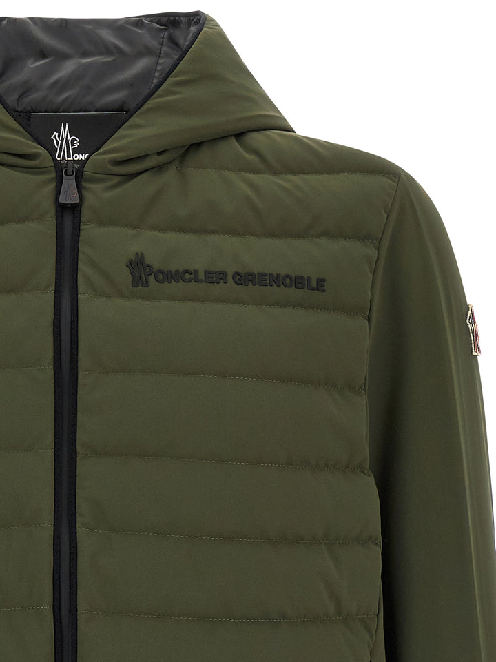 Moncler Grenoble Silicone Logo Jacket Puffer Jackets - Green | beb826e5f1b9abcd955a7231bda164c7ead760eb
