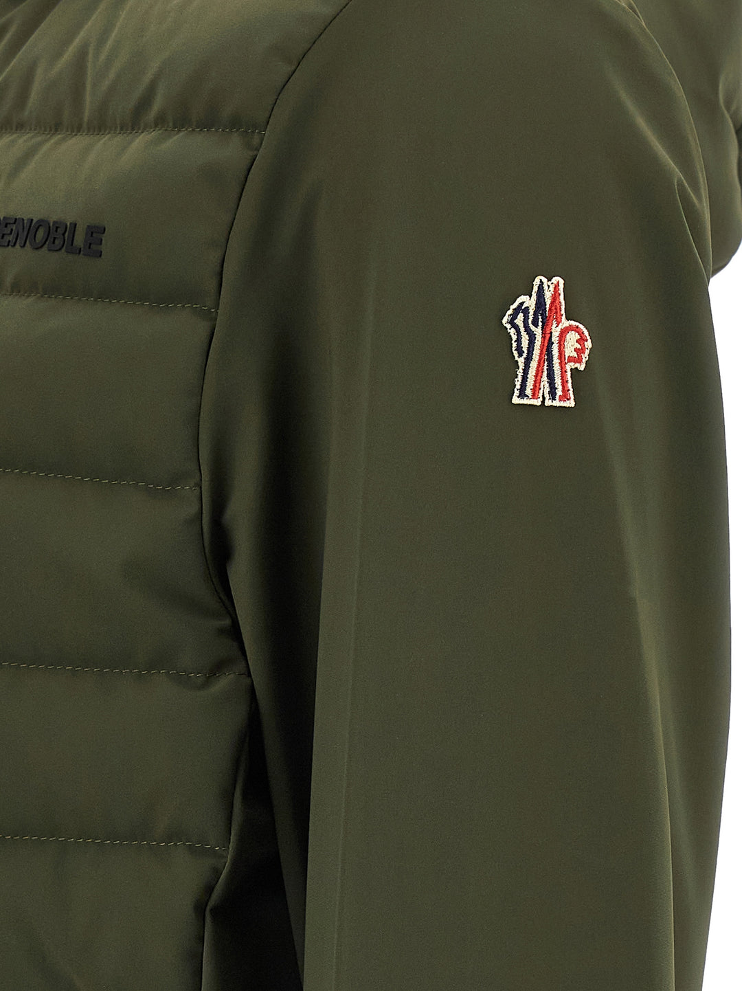 Moncler Grenoble Silicone Logo Jacket Puffer Jackets - Green | 189f10444ac9b2060ddca8d3c9f825d81f63eaeb