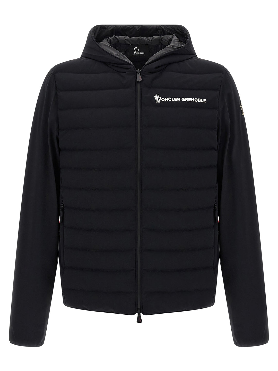 Moncler Grenoble Silicone Logo Jacket Puffer Jackets - Black | 5a7a598e761cd9a033baf1e05335adc6493c3576