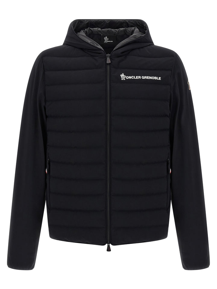 Moncler Grenoble Silicone Logo Jacket Puffer Jackets - Black | 5a7a598e761cd9a033baf1e05335adc6493c3576