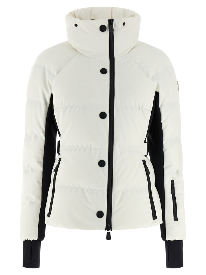 Moncler Grenoble Guyane Puffer Jackets - White/Black | feefd7aaa6f0952ac43c25632415157671bce48d