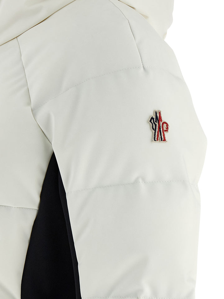 Moncler Grenoble Guyane Puffer Jackets - White/Black | b3f8828306084216f409ae53537096e9372506ba