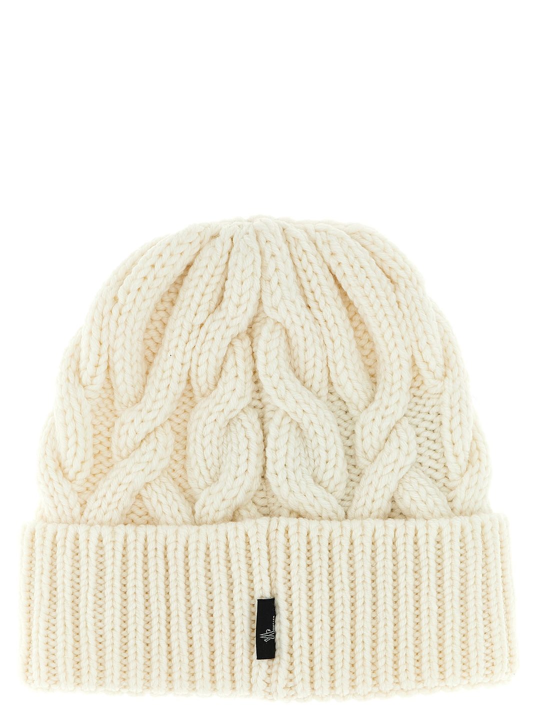 Moncler Grenoble Braided Wool Beanie Hats - White | b5573849f28e8f7bbba2343b3199bb8f1aaef0a4