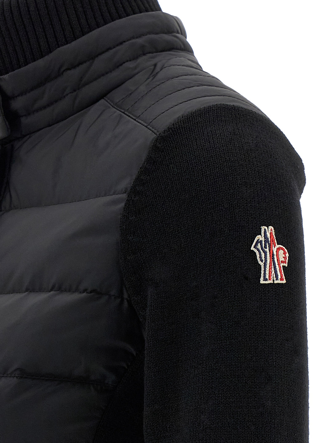 Moncler Grenoble Padded Cardigan Sweaters and Cardigans - Black | 74d3204bef51c3ad1e6b0e53158a0adac499fe4f