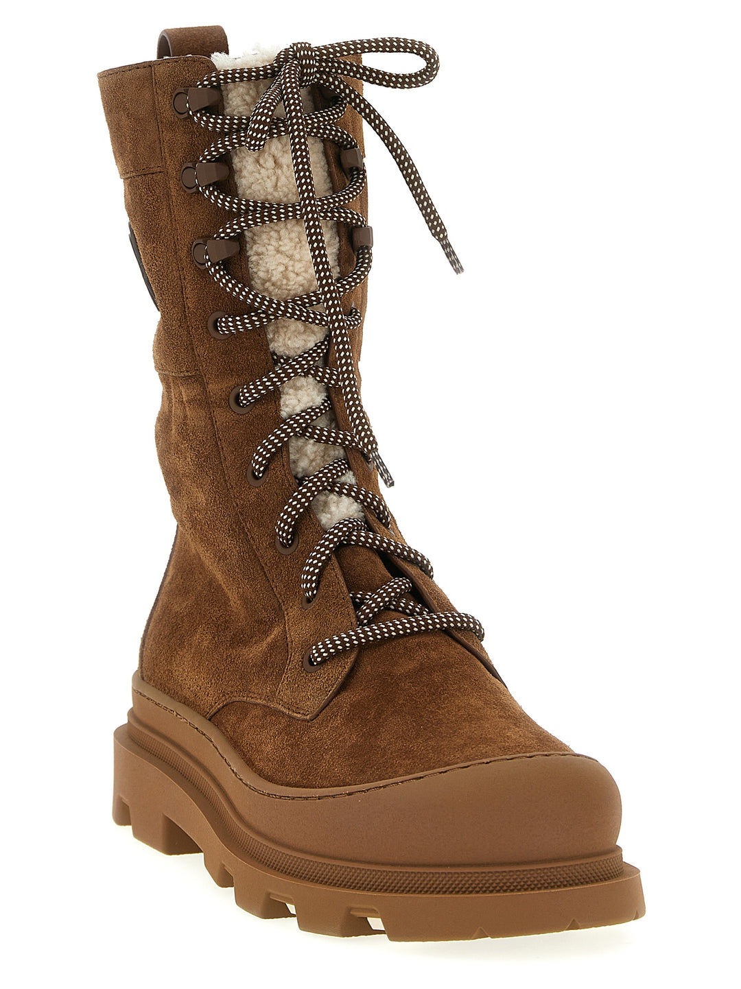 Moncler Vera High Boots and Ankle Boots - Brown | 4b2afd26877c087deab6ba1fb780653d95403771