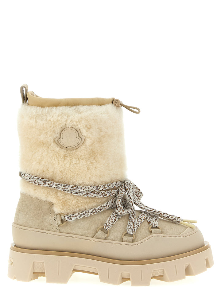 Moncler Peak Après Boots and Ankle Boots - Beige | d55afd1416a98616b9b2a5fb30fdb628f18d2afa