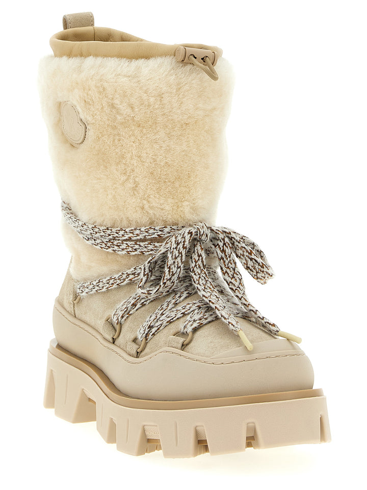 Moncler Peak Après Boots and Ankle Boots - Beige | 6b7148490a76aa66839775d1aa00e3ae273226a6