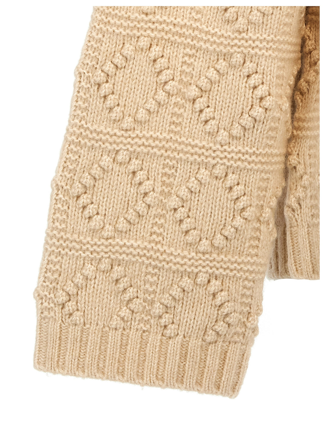 Bubble Knit Sweater, Cardigans Beige