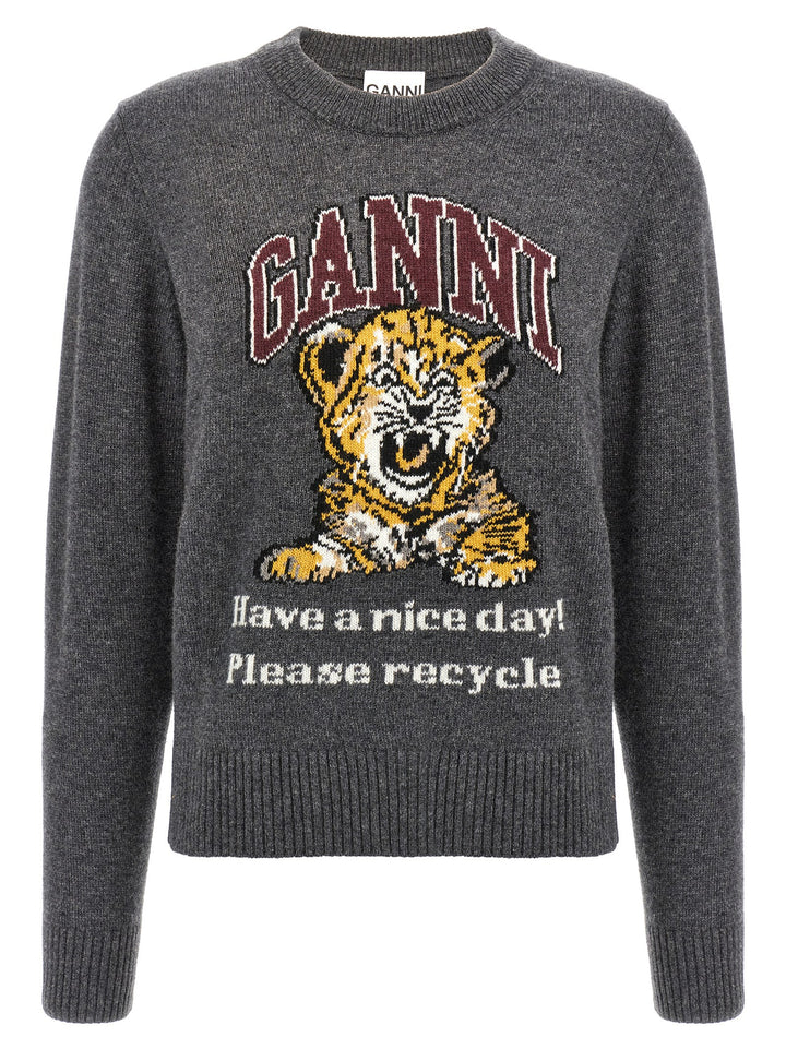 Tiger Sweater, Cardigans Gray