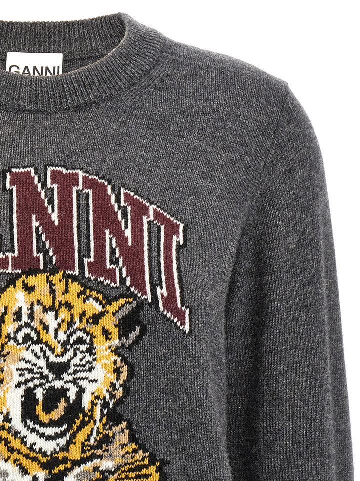 Tiger Sweater, Cardigans Gray