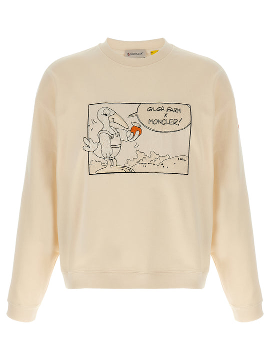 Moncler X Gilga Farm By Donald Glover Sweatshirt White