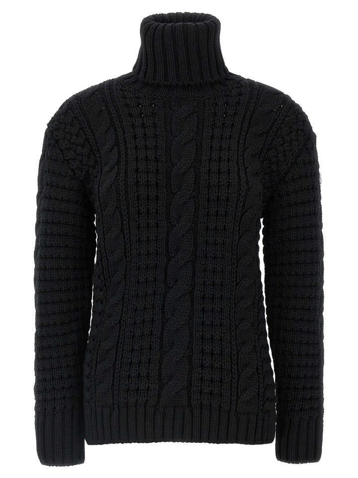 Moncler Genius Moncler X Edward Enninful Tricot Turtleneck Sweater Sweaters and Cardigans - Black | 52358666c15821cea14367751ad6e951885e2e97