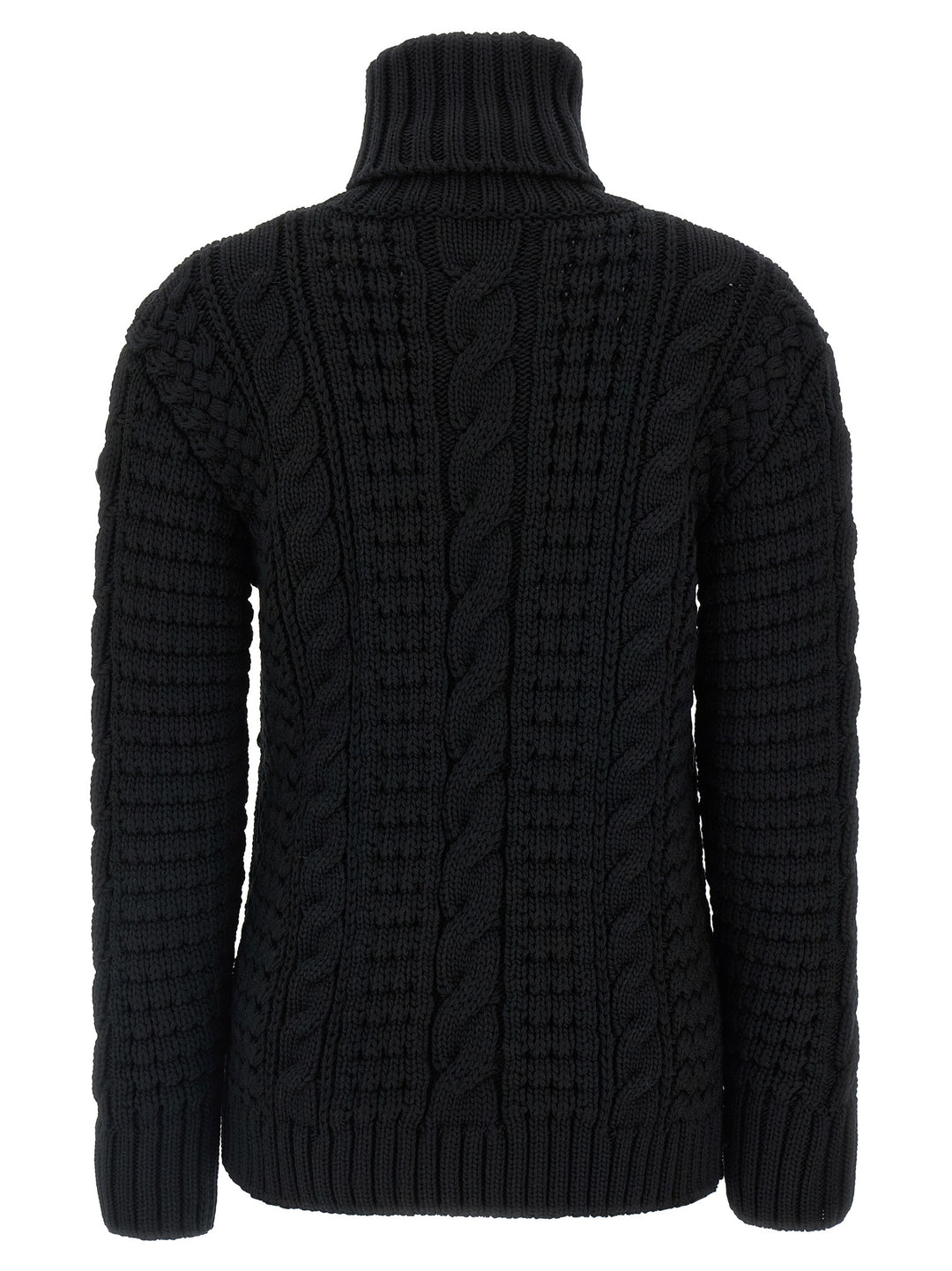 Moncler Genius Moncler X Edward Enninful Tricot Turtleneck Sweater Sweaters and Cardigans - Black | b7d6deb67d8771445d3f00eb7eb5ea8fd3d7f881