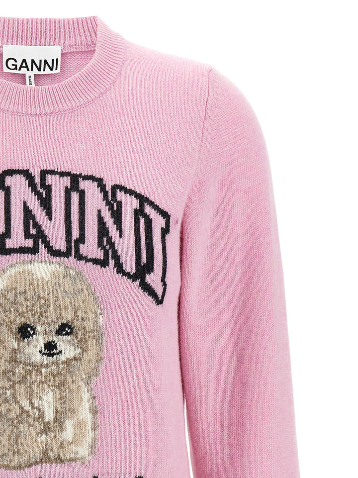 Ganni Pink Poodle Sweaters and Cardigans - Pink | 142991624d0caa01fd150203aa749fe72628286b