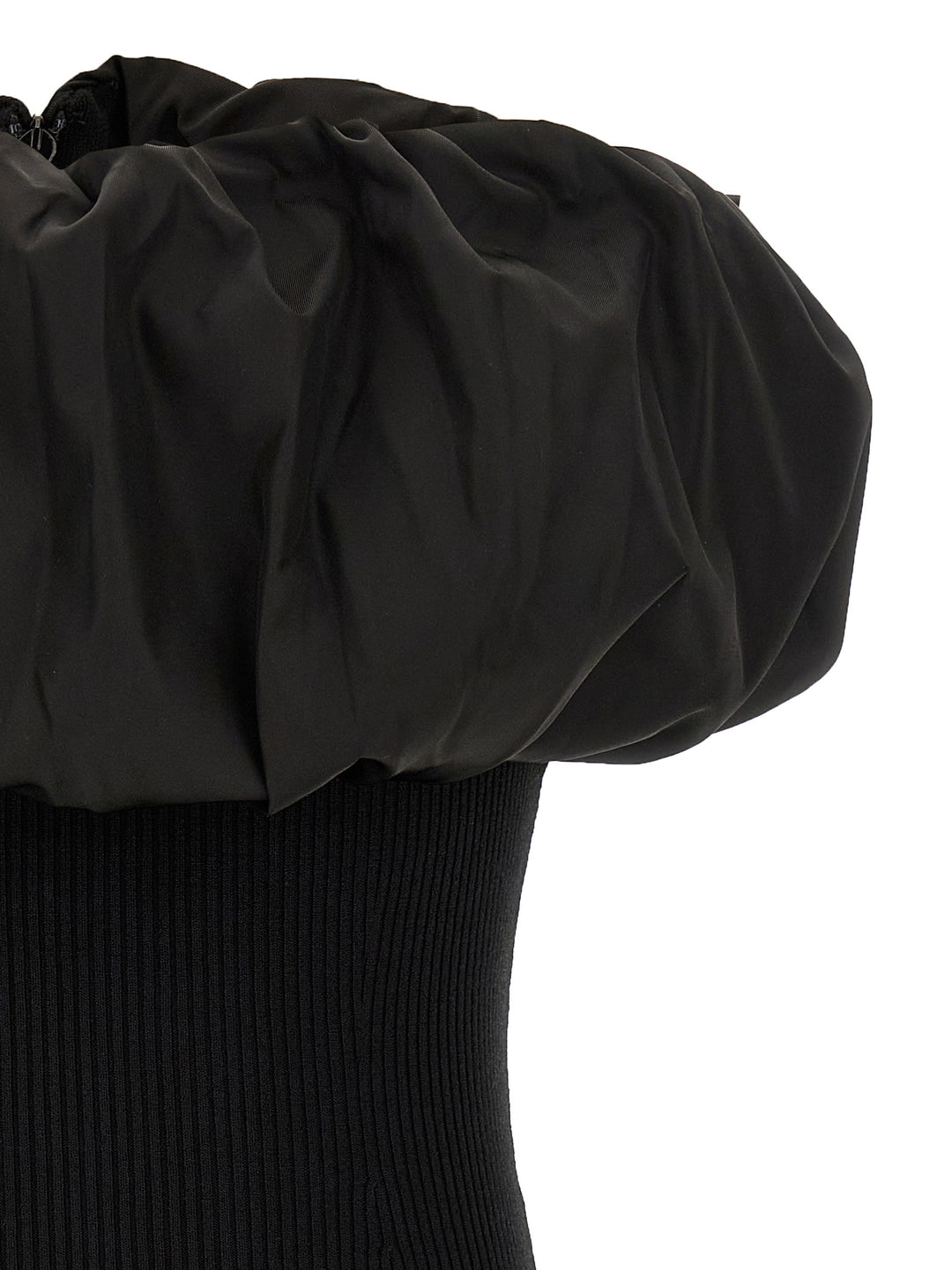 Ganni Melange Knit Tops - Black | a631a3467828033bfe2840ed47385c150e3c1095