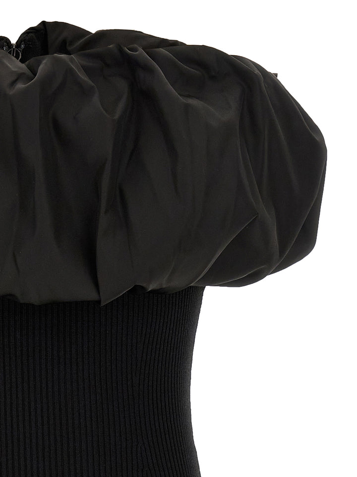 Ganni Melange Knit Tops - Black | a631a3467828033bfe2840ed47385c150e3c1095