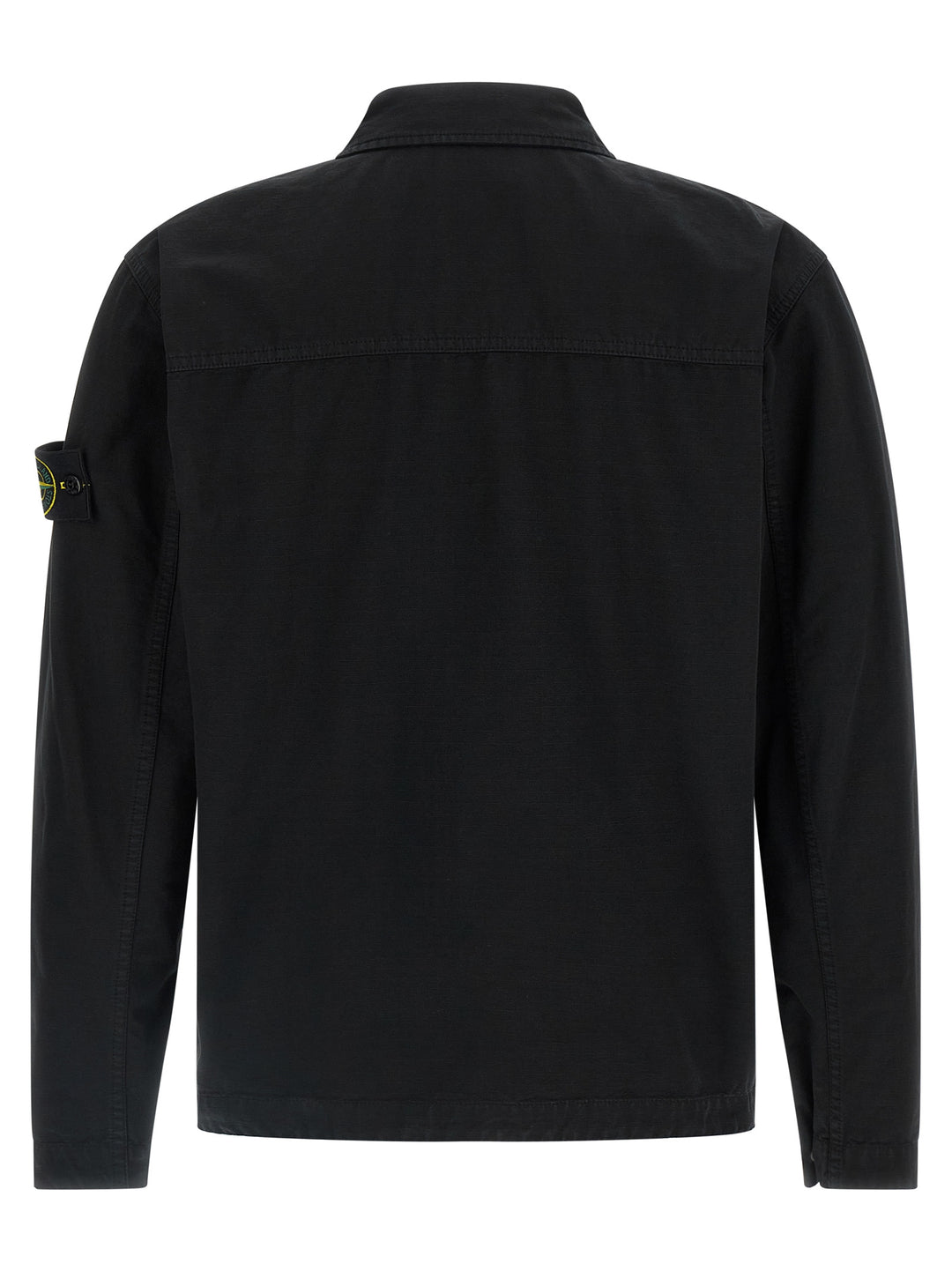 Stone Island Raw Cotton Overshirt Shirt and Blouse - Black | 1e5bf30911a032f291ca60a55210765876e0110d