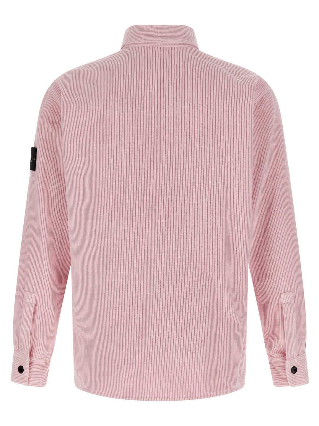Stone Island Velvet Overshirt Shirt and Blouse - Pink | f7d256b854871fe456ab47aa55ce9dbda1fac19b