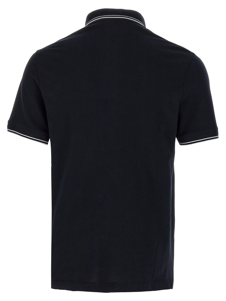 Stone Island Logo Patch  Shirt Polo - Blue | 60a61c9550dda3fd9c9fffdf1470820d68a8d39c
