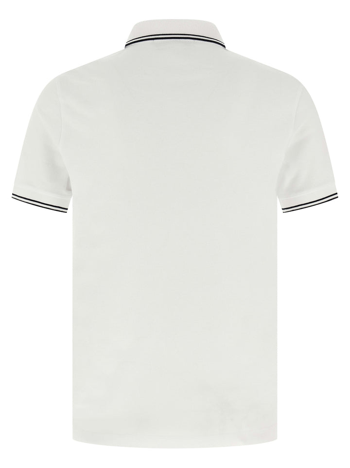 Stone Island Logo Patch Polo - White | a410be0ea5045b4e956bdc0a7a99aa8bc9ea70e0