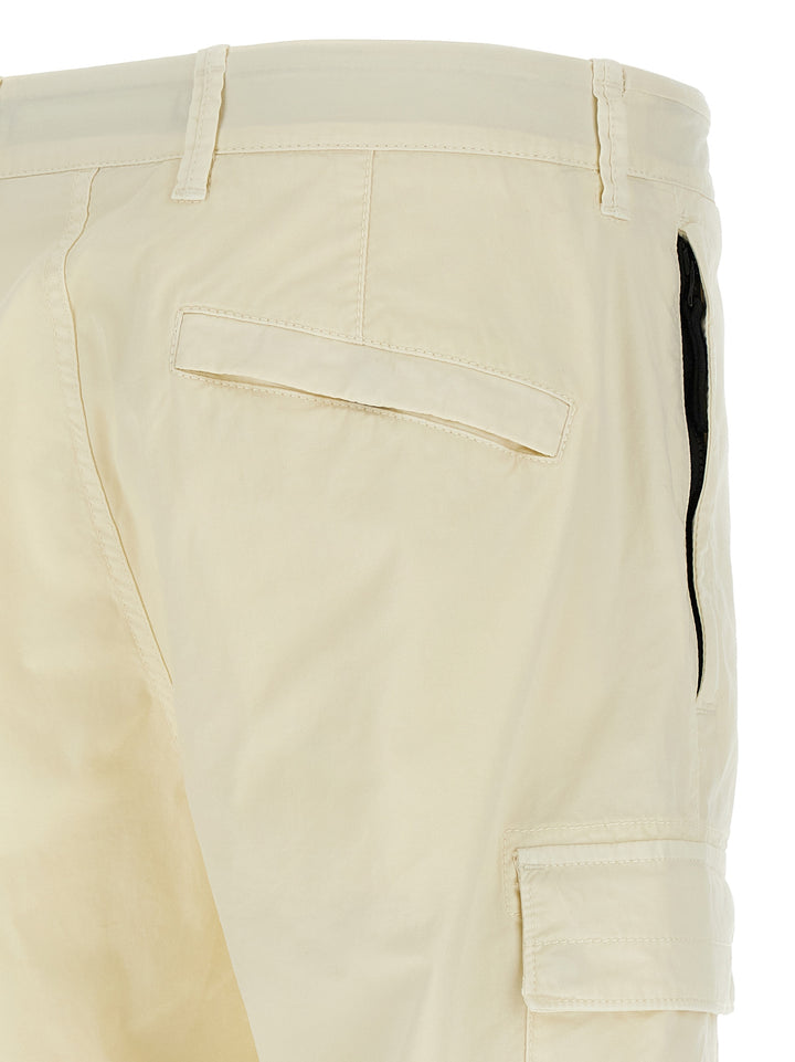 Stone Island Logo Badge Cargo Pants - Beige | 241c5aade587d5e2128b8293a80cd624031666a9