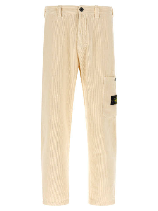 Velvet Cargo Pants Beige