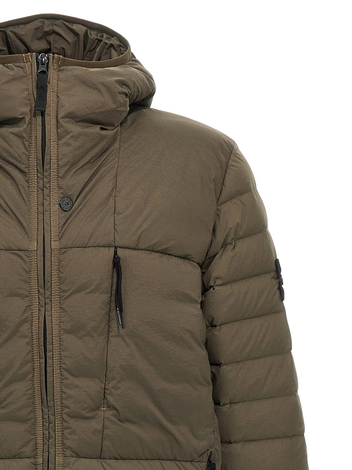 Stone Island Seamless Tunnel Nylon Down-Tc Puffer Jackets - Green | 343384091b1d9445f8d85b5fe37862a0fbbdf1dd