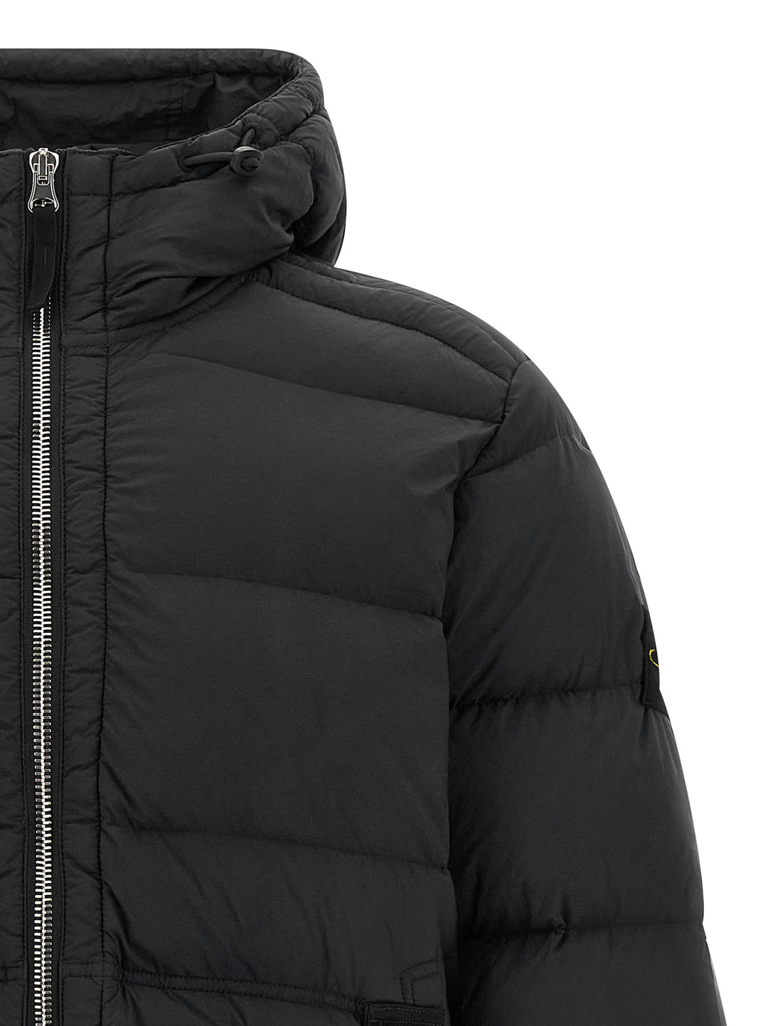 Stone Island 4100040 Seamless Tunnel Nylon Down-Tc Puffer Jackets - Black | 293a5fe1895e944da92614b4f57de42edae3d26c