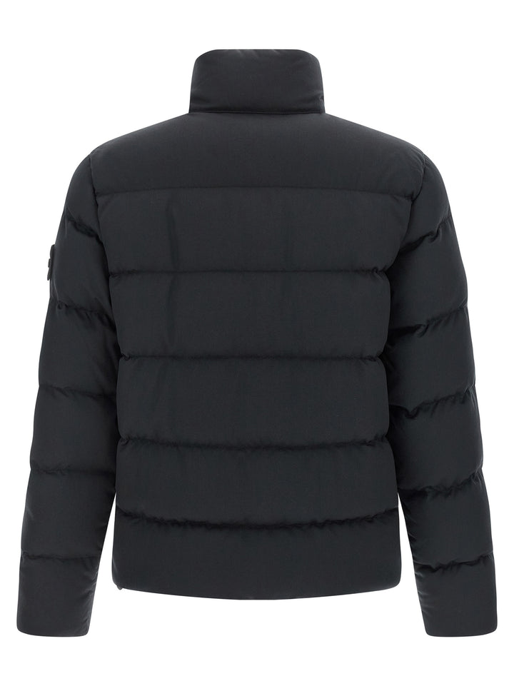 Stone Island 4100100 Twill Wool-Tc Ghost Piece Puffer Jackets - Blue | c802ac44fdf218d8ae85d3b6cd219351085a48f5