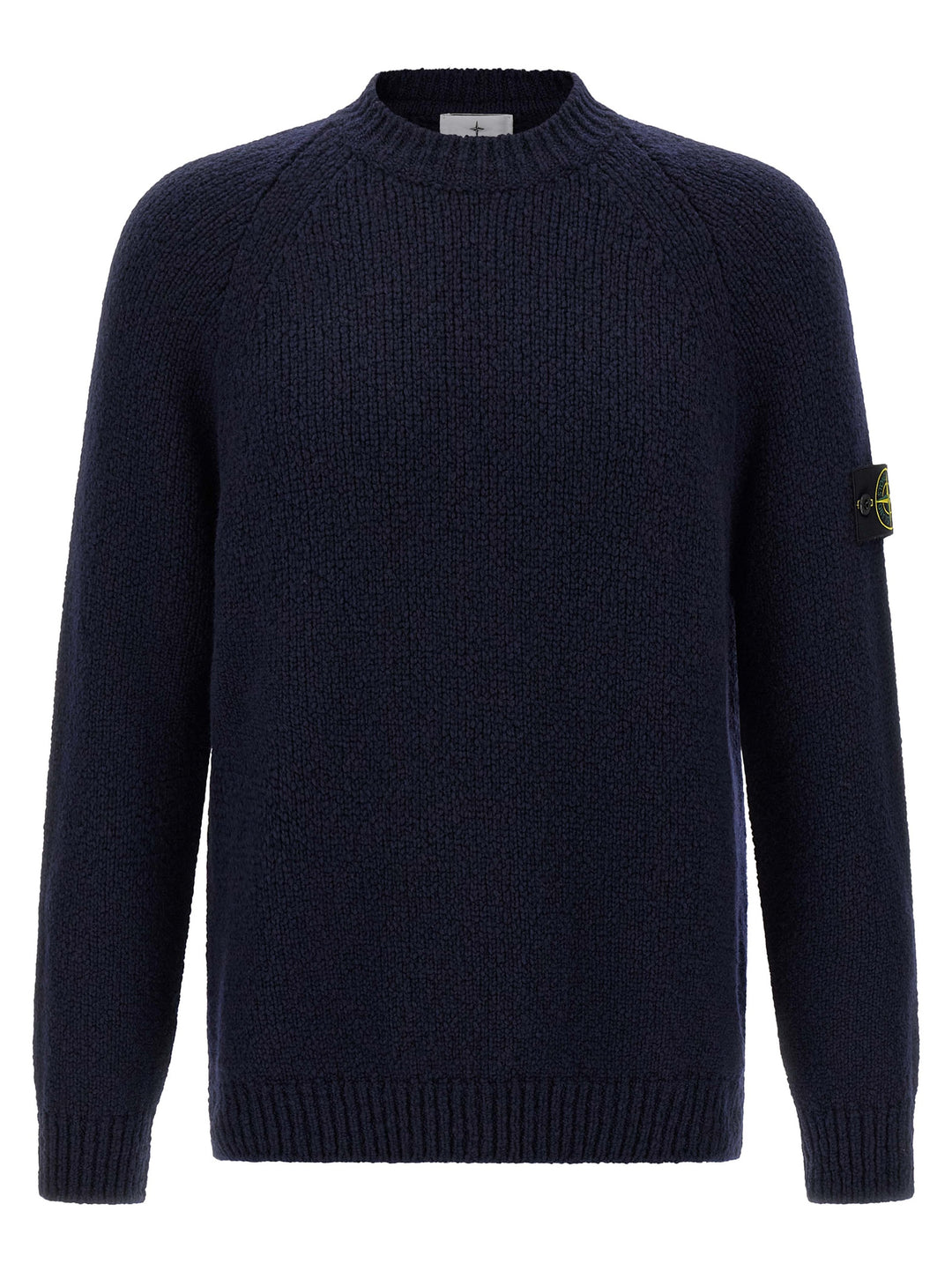 Stone Island Bouclé Sweater Sweaters and Cardigans - Blue | a9772ded63bb2e3c7227162b42127f050f4974cd