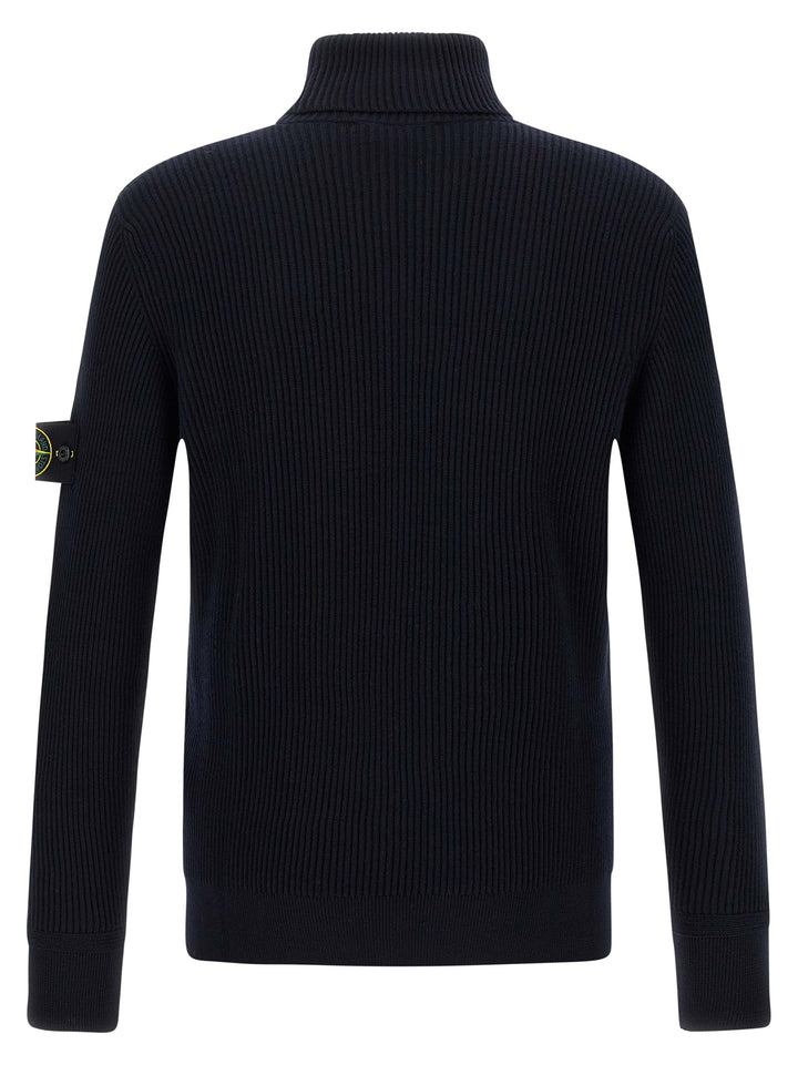 Stone Island Ribbed Sweater Sweaters and Cardigans - Blue | b96c1b44748923e7ed291afeb42ad4cef40f03e1