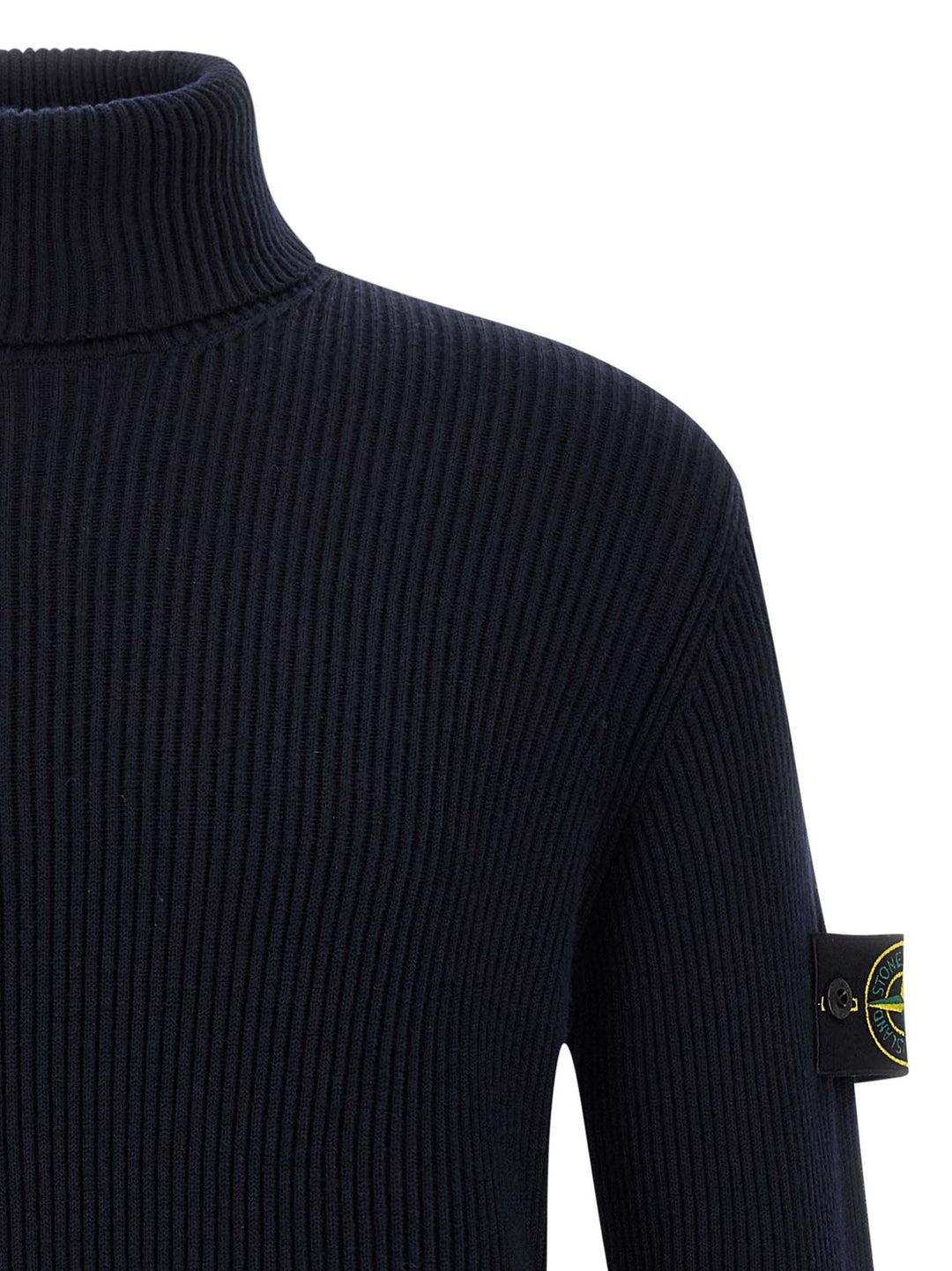 Stone Island Ribbed Sweater Sweaters and Cardigans - Blue | 6a5b0b1c8eb4f5af71d2cbe14bd39c1e989a4866