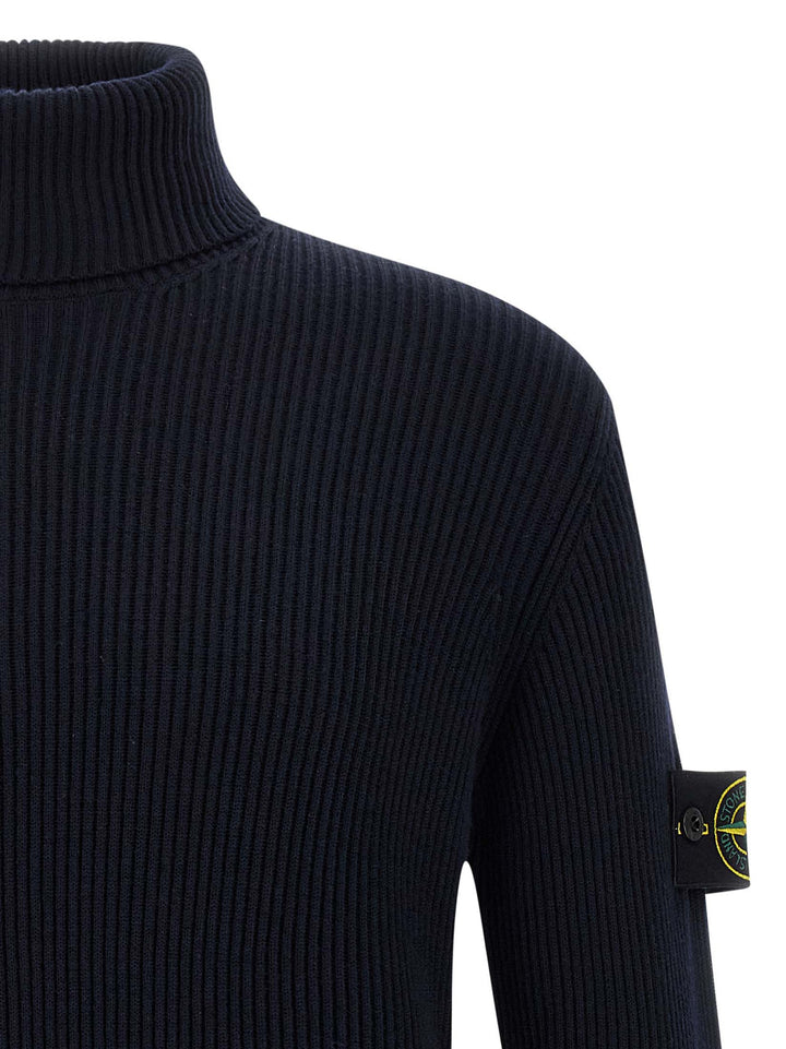 Stone Island Ribbed Sweater Sweaters and Cardigans - Blue | 6a5b0b1c8eb4f5af71d2cbe14bd39c1e989a4866